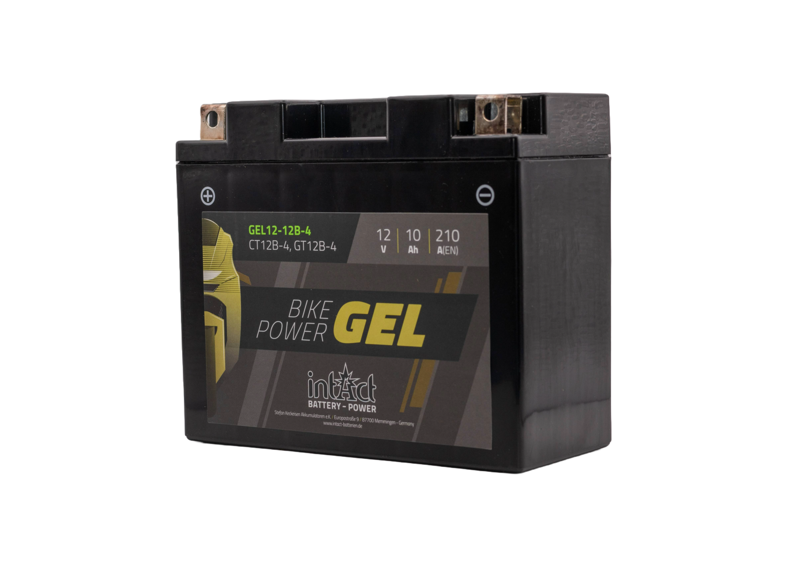 YT12BBSGEL Intact moto GEL batería para motocicleta