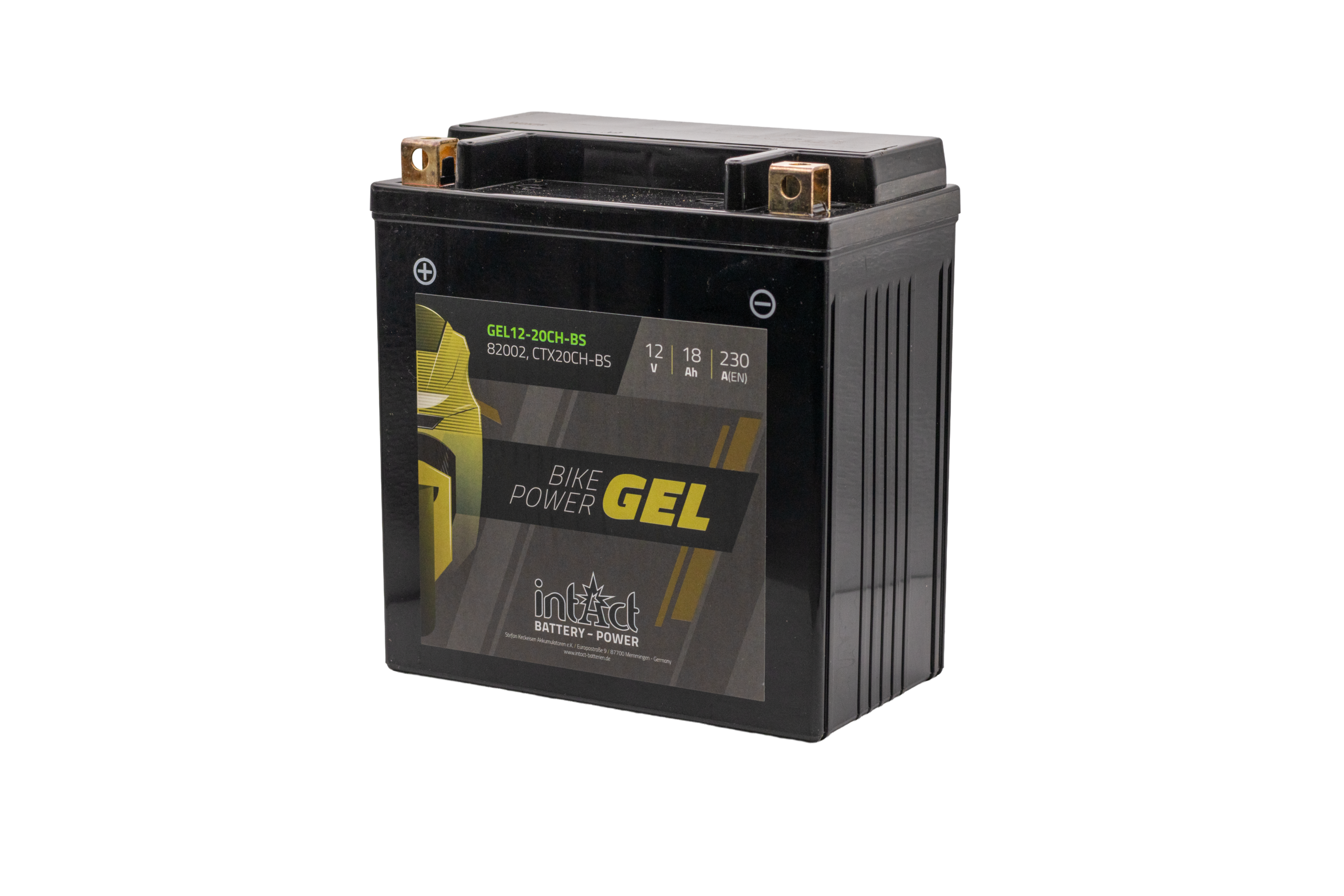 YTX20CHBSGEL batería de Intact GEL para motocicleta