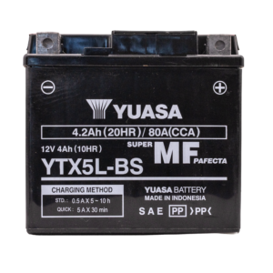 Batería YUASA YTX5L-BS, 4Ah