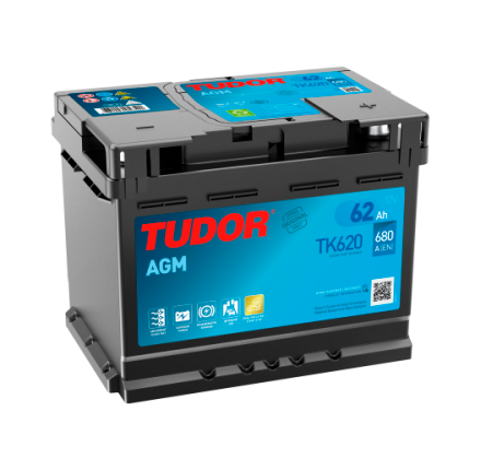 AGM TUDOR TK620 batería para un coche con el sistema start & stop