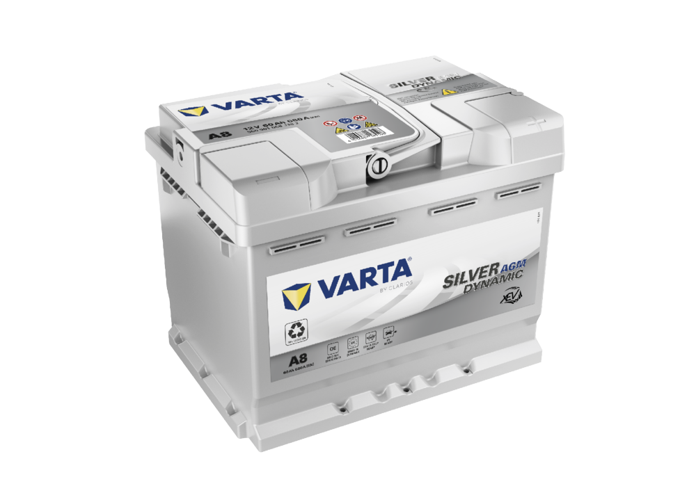 Batería VARTA AGM A8 (D52) 60 Ah