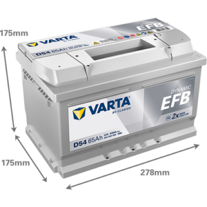 Batería VARTA Gynamic EFB D54, 65Ah