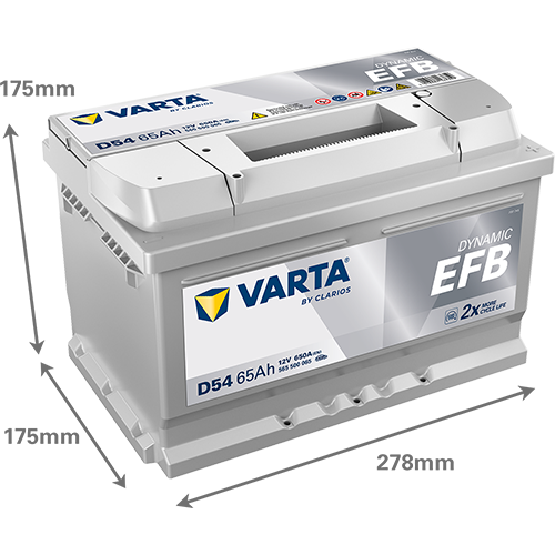 Batería VARTA Dynamic EFB D54 65Ah