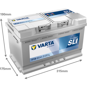 Batería VARTA Dynamic SLI F19, 85Ah