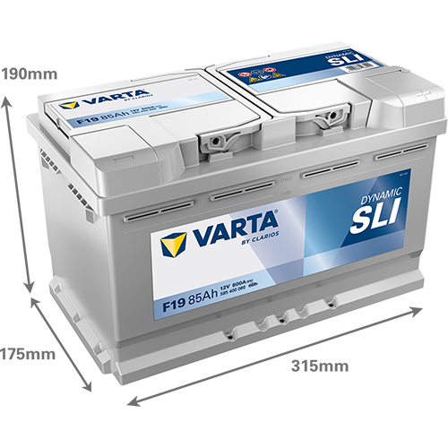 Batería VARTA Dynamic SLI F19 85Ah