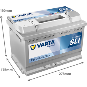 Batería VARTA Dynamic SLI E11, 74Ah