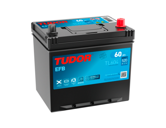 Batería TUDOR EFB TL604, 60Ah