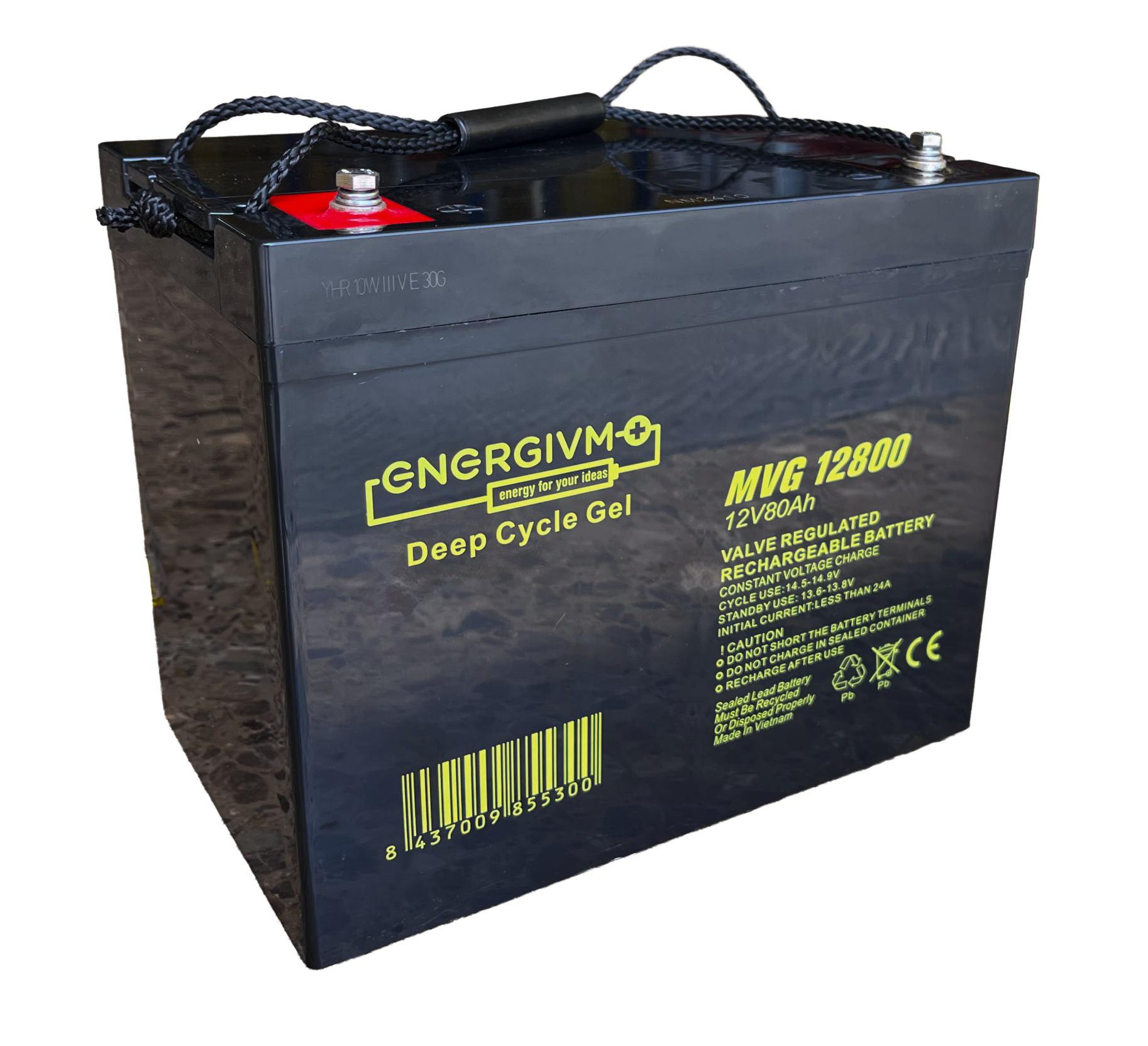 MVG12800 80Ah batería Ciclo profundo para servicio y furgoneta, autocaravana