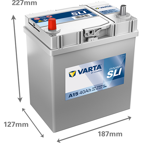 VARTA Dynamic SLI A15 40Ah 330A baterías para coche