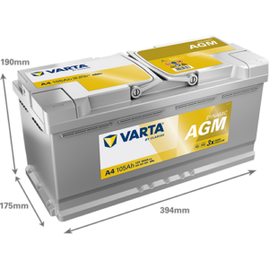 Batería VARTA Dynamic AGM A4, 105Ah