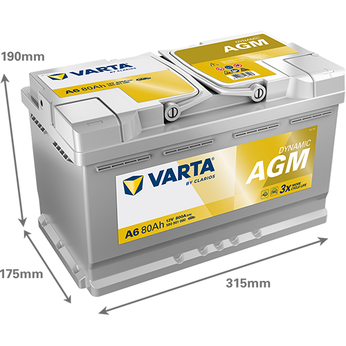 Batería VARTA Dynamic AGM A6