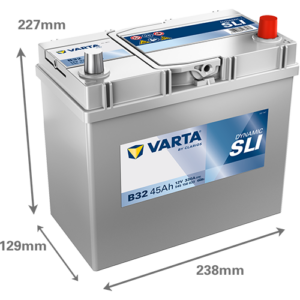 Batería VARTA Dynamic SLI B32, 45Ah