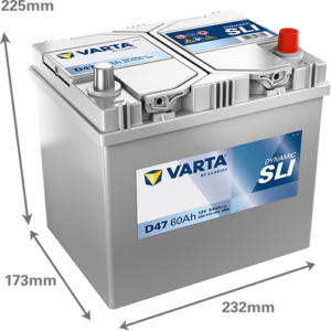 Batería VARTA Dynamic SLI D47, 60Ah