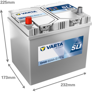 Batería VARTA Dynamic SLI D48, 60Ah