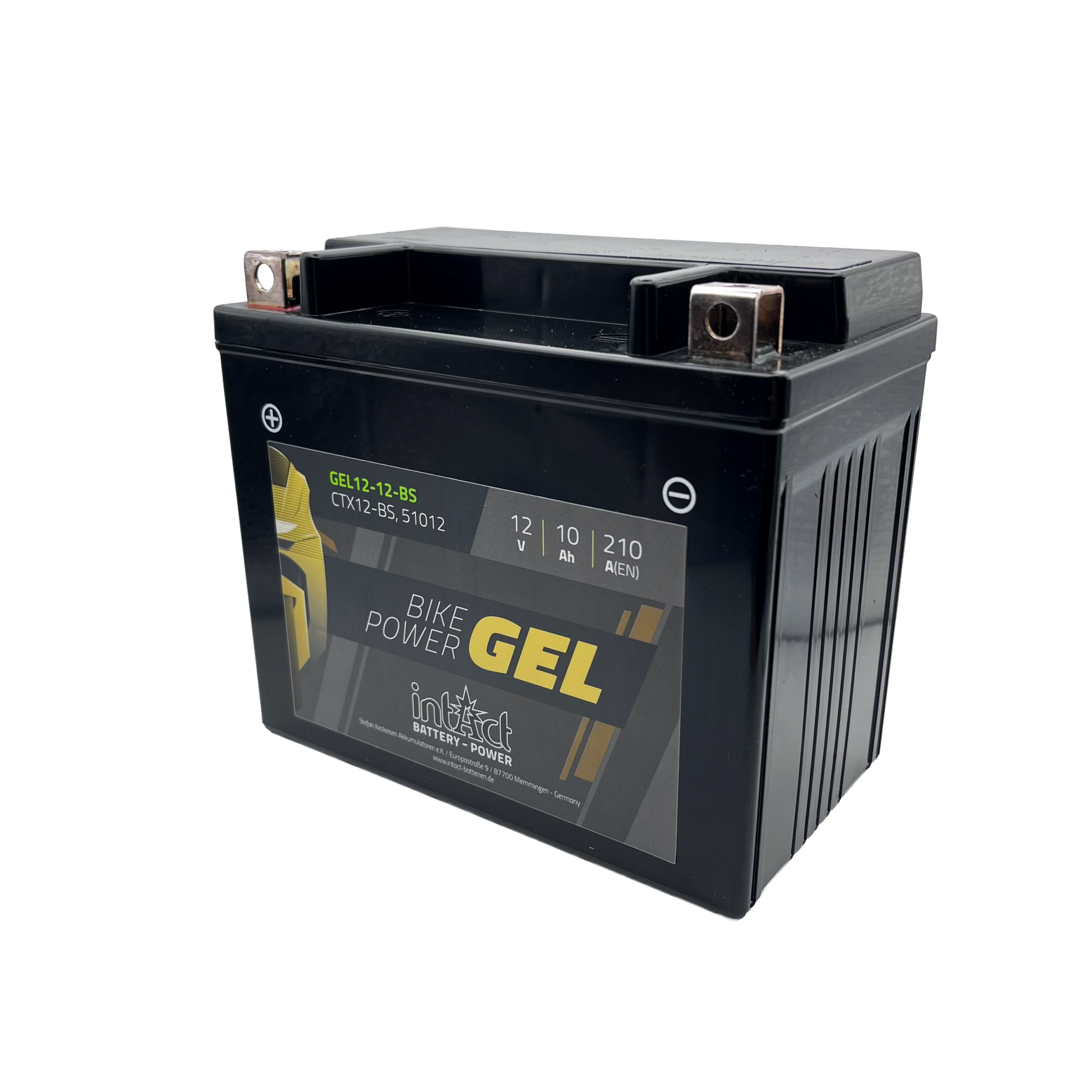 Batería Intact YTX12BSGEL GEL batería para moto