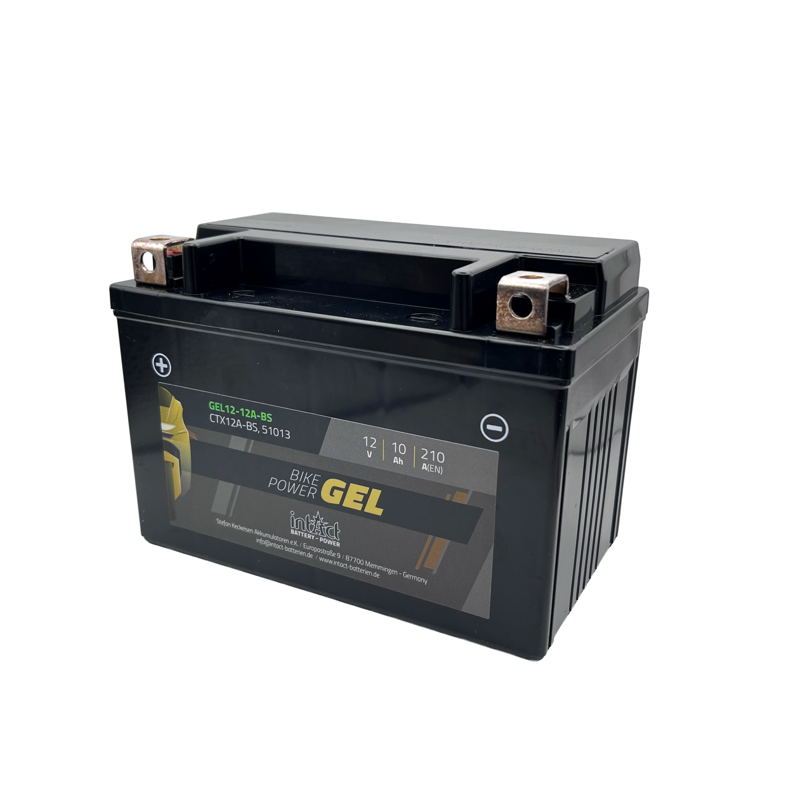 Batería Intact YTX12ABSGEL GEL batería para moto