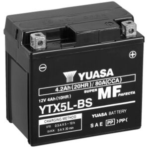 Batería YUASA YTX5L-BS, 4Ah