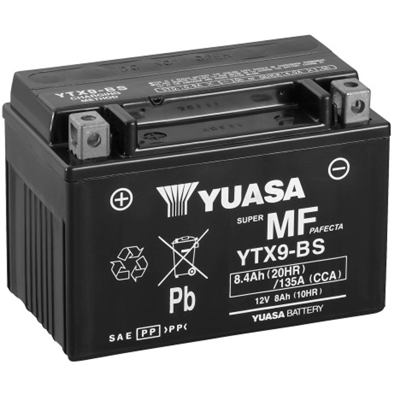 YUASA YTX9-BS Bateria para Moto