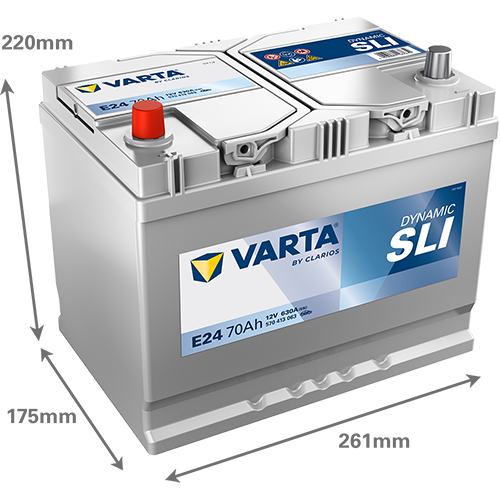 batería varta dynamic sli e24 70ah