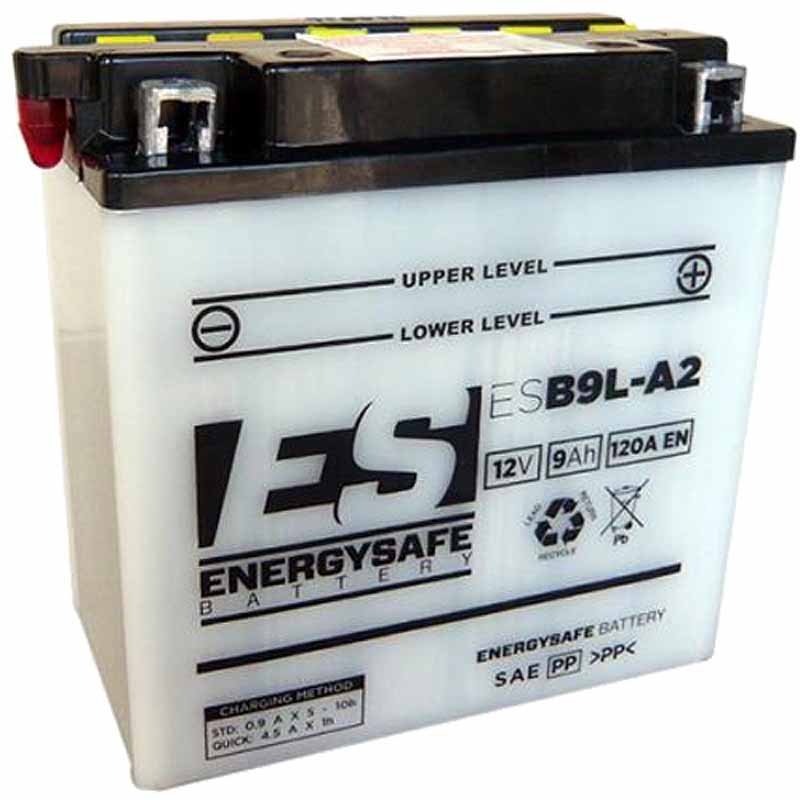 YB9L-A2 Energysafe batería para moto