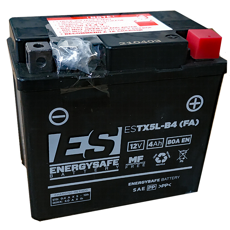 YTX5L-BS Energysafe batería para moto