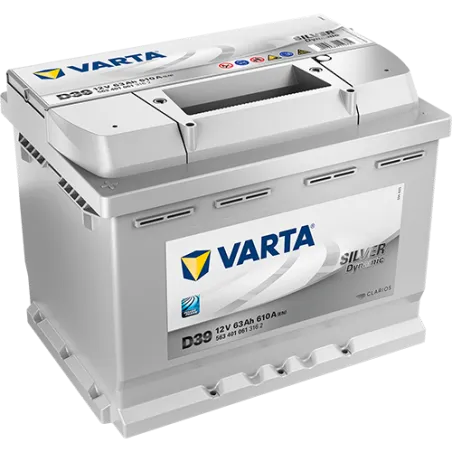 bateria VARTA d39-12v-63ah-610a para coche