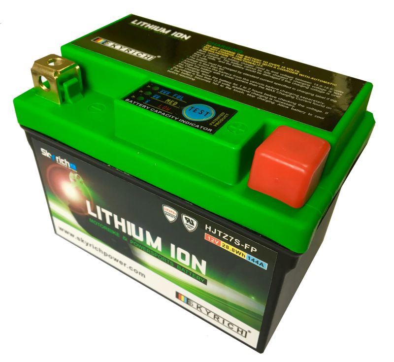 Skyrich batería de moto litio ion 12V HJTZ7S-FP 8Wh 170A