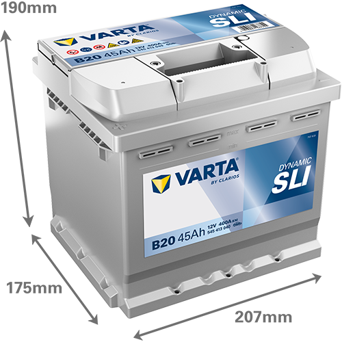 batería VARTA Dynamic SLI 45Ah, 400A