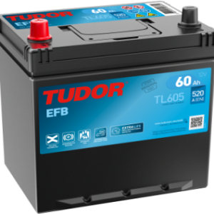 Batería TUDOR EFB TL605, 60Ah