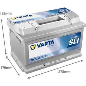 Batería VARTA Dynamic SLI E9, 70Ah