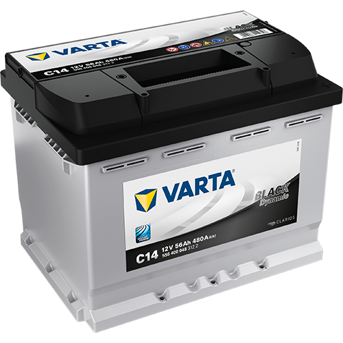Batería Varta C14 Black Dynamic de 56Ah para coche